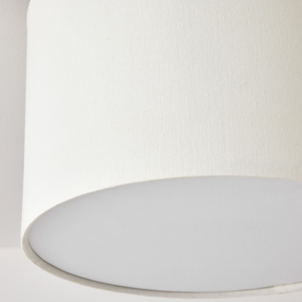 Fabric Shade Drum Flushmount